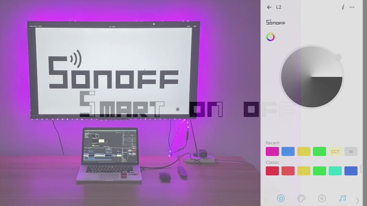 How to Install and Setup SONOFF L2 Waterproof Smart LED Light Strip + Bluetooth Control + Music Sync