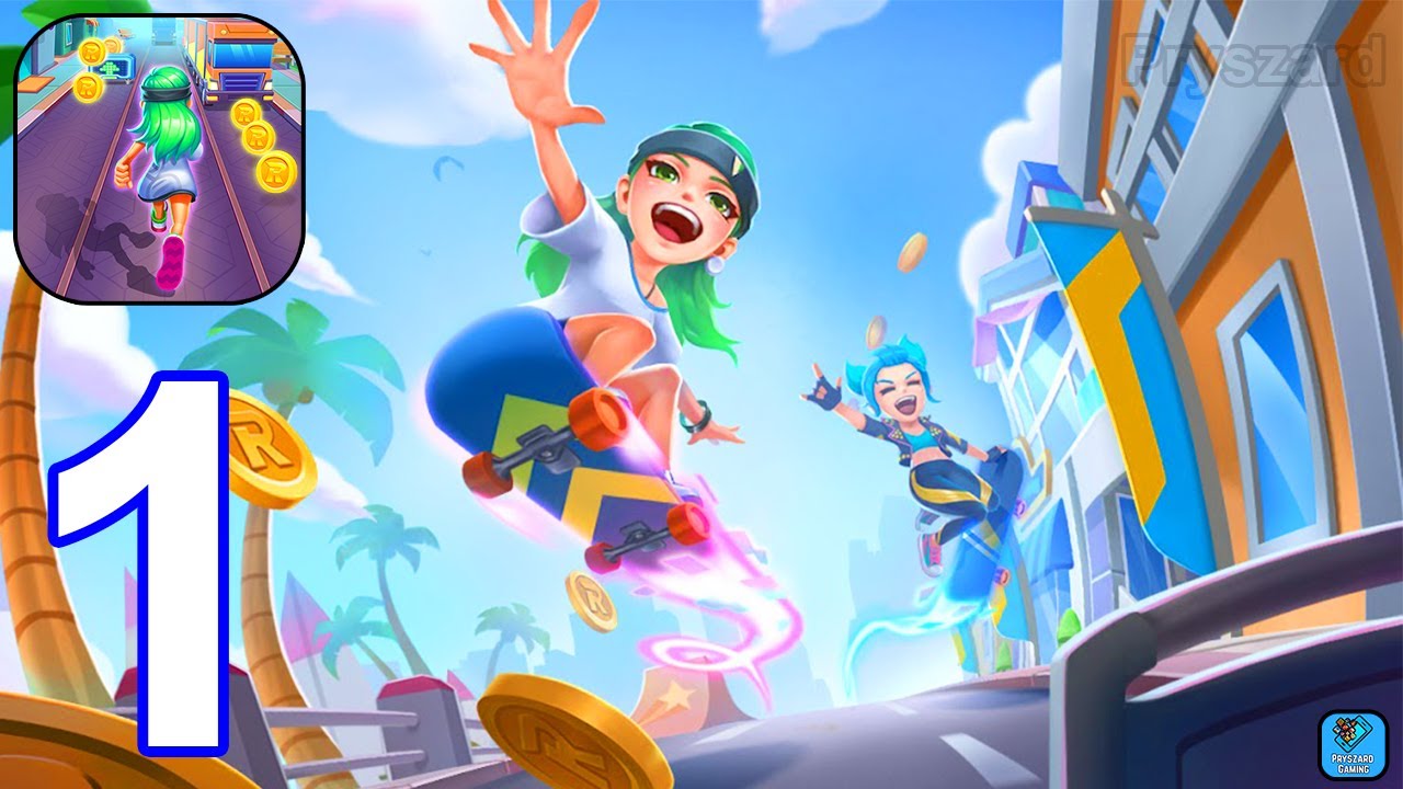 Street Rush - Running Game - Gameplay Walkthrough Part 1 Tutorial (iOS,Android)