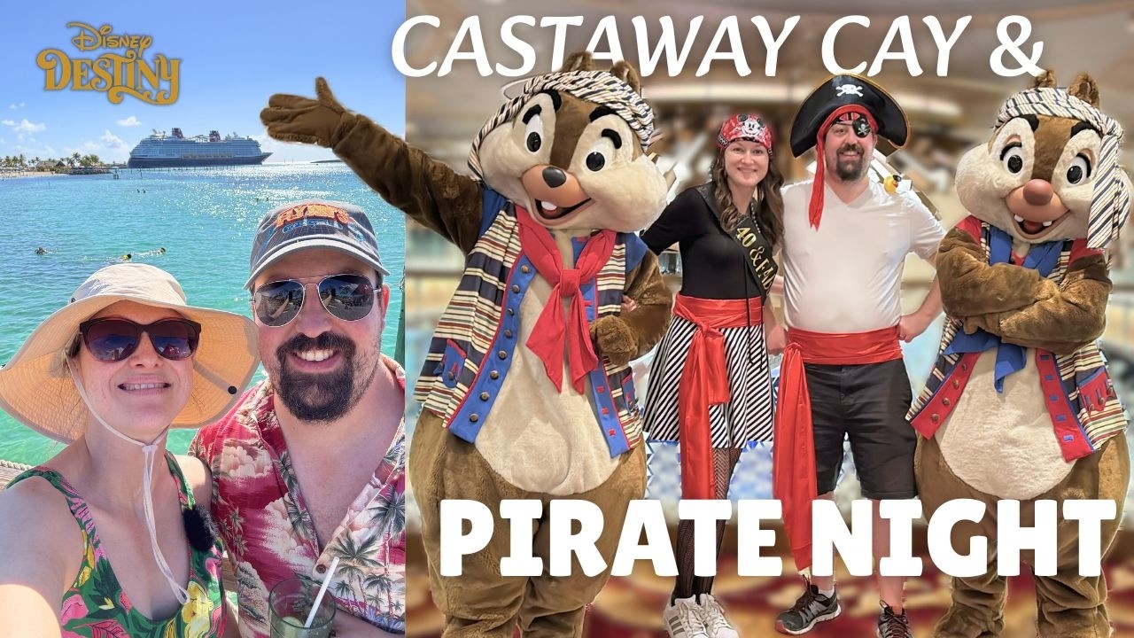 Отмечаю свой 40-й день рождения на борту лайнера Disney Destiny! 🎂🚢 Остров Каставей, Пиратская но...