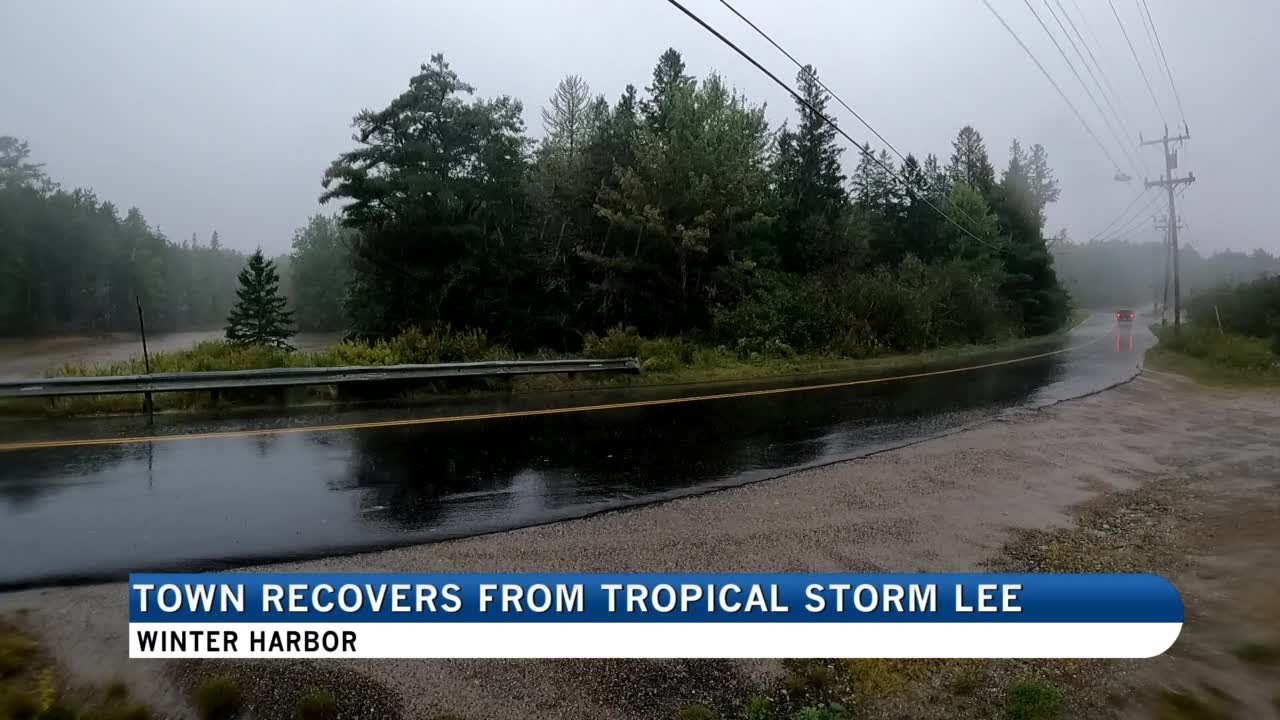Winter Harbor recovering from Tropical Storm Lee