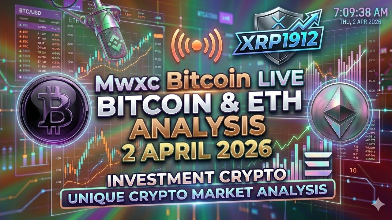 Bitcoin &eth; xrp1912 crypto analysis live 2 april 2026 investment crypto 07:09 AM