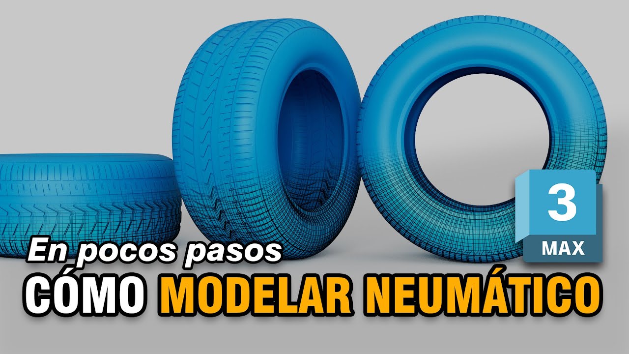 Como modelar Neumático poligonal en 3ds Max | GianCR