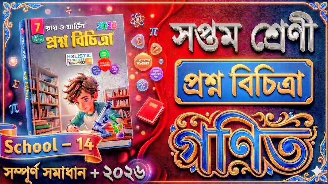 School - 14 // Class 7 Ray And Martin Question Bank Solutions Math School 14 // সপ্তম শ্রেণী গণিত ✅ 