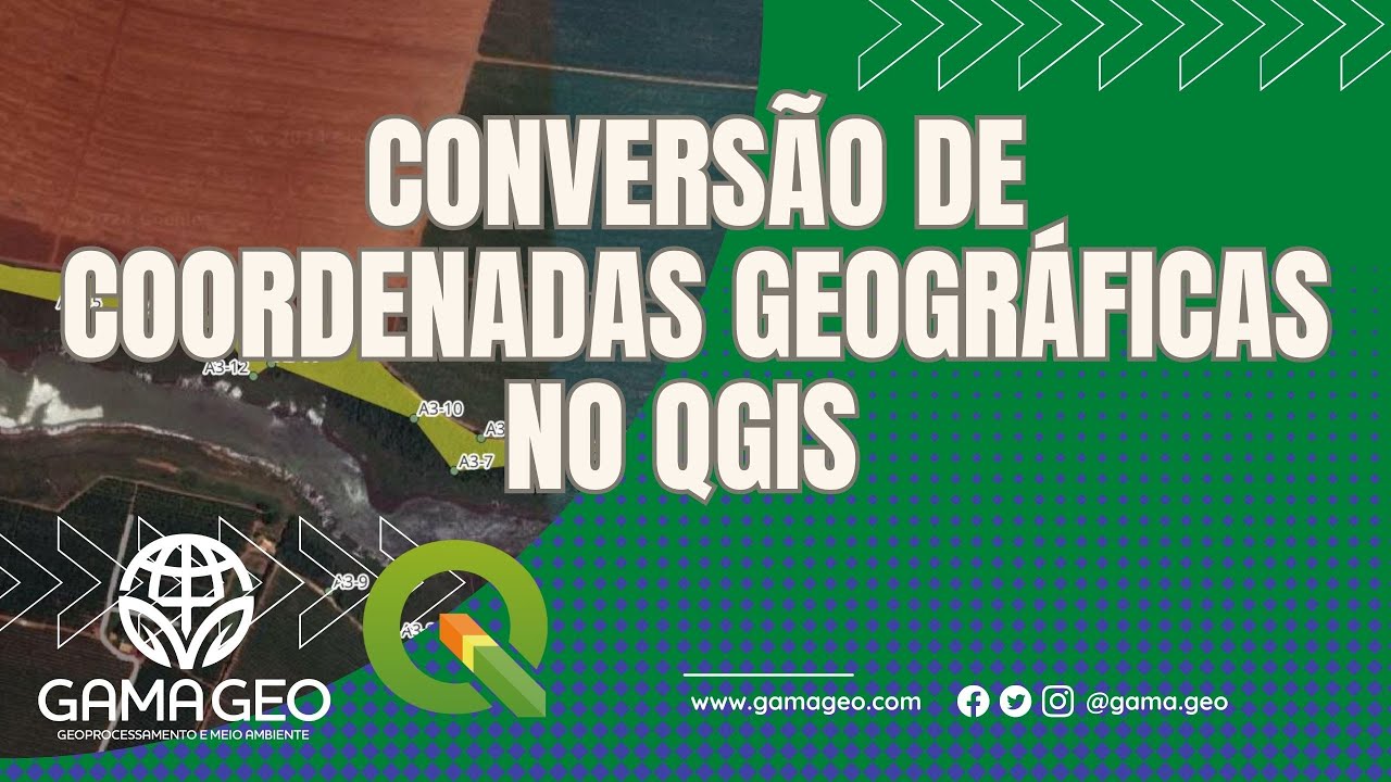 Coordenadas geográficas decimais e em grau, minuto e segundo rápido e fácil no QGIS