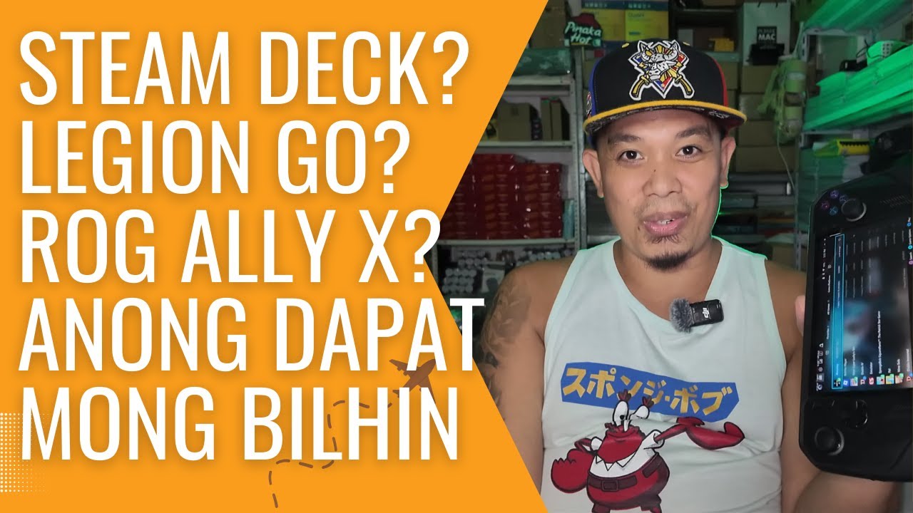 STEAM DECK OLED VS LEGION GO VS ROG ALLY X | TAGALOG REVIEW |  Marlon Ubaldo | Hardware Syndrome