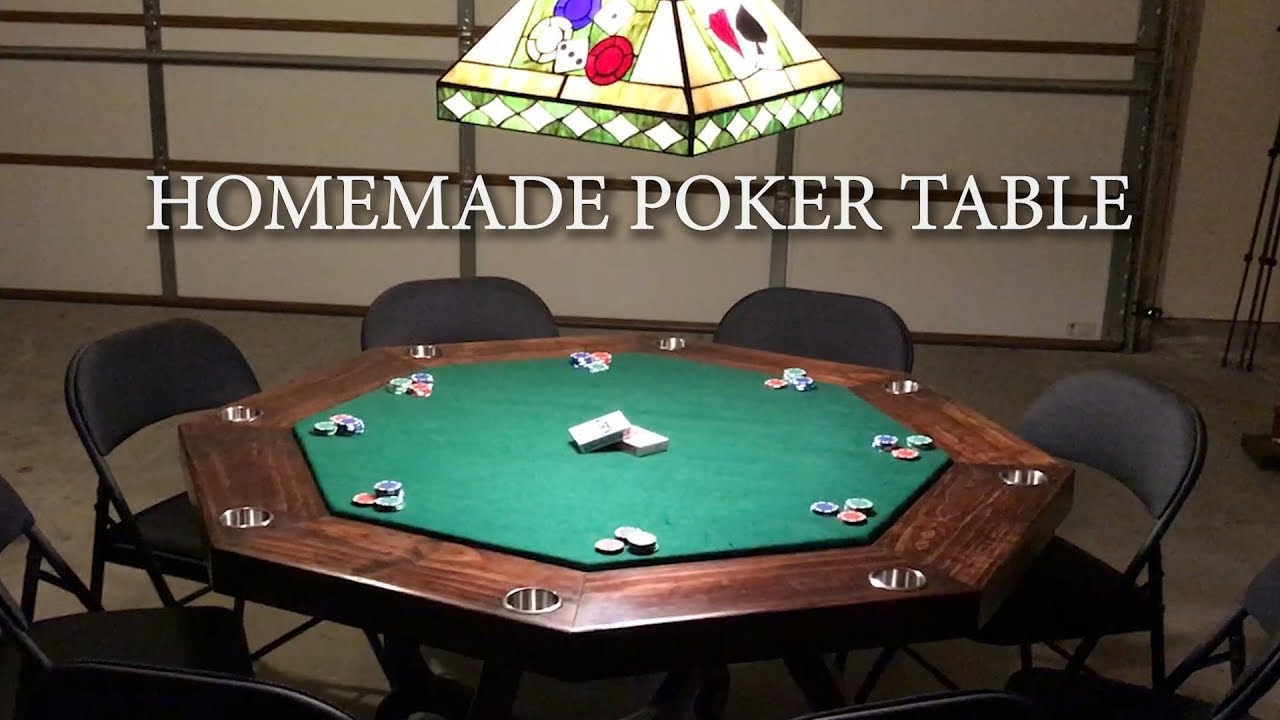 MY HOMEMADE POKER TABLE