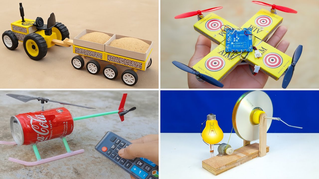4 удивительные игрушки, сделанные своими руками | Простые научные и увлекательные проекты