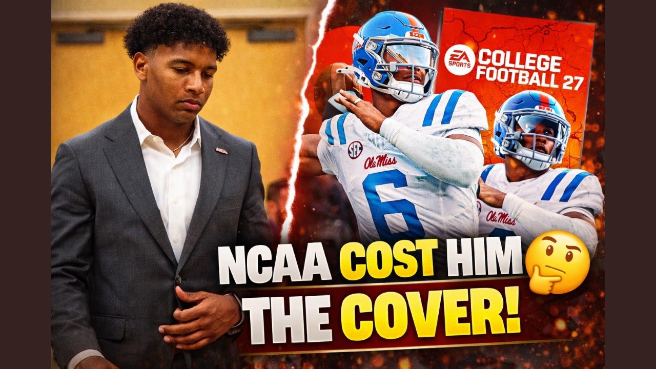 NCAA Just ROBBED Ole Miss QB Trinidad Chambliss?! He LOST the EA Sports Cover 😳