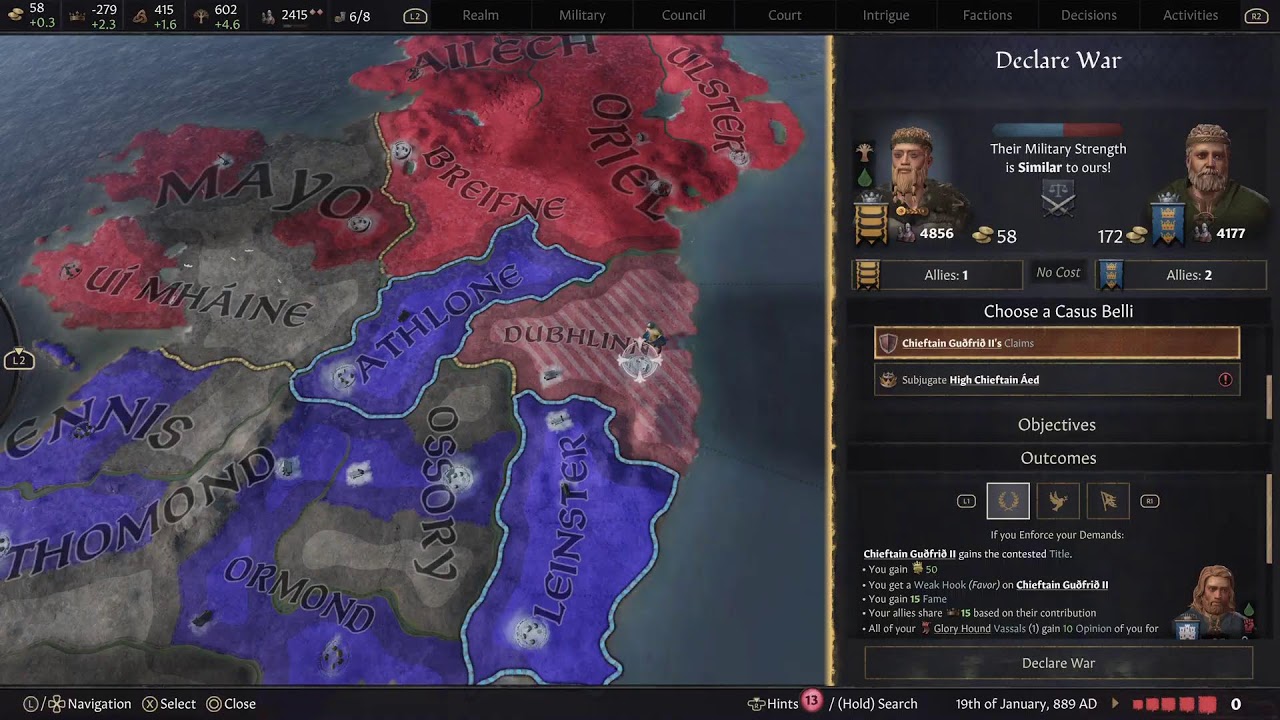 Crusader Kings 3, Ivaring, Jarl Barid Ivarsson of the Sudreyjar, 877, 02