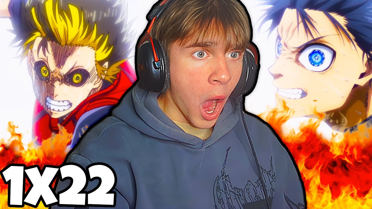 BACHIRA SOLOS EVERYONE! | FOOTBALL PLAYER REACTS To *BLUE LOCK* - First Time Watching Anime!! (1x22)