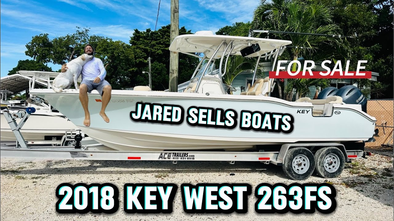 Продается катер Key West 263FS 2018 года выпуска | Два двигателя Yamaha 200 л.с. • 318 моточасов ...