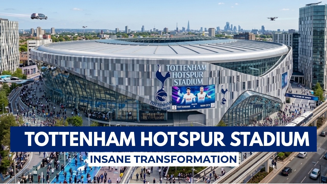Inside TOTTENHAM HOTSPUR FC's &pound;1b Tottenham Hotspur Stadium TRANSFORMATION
