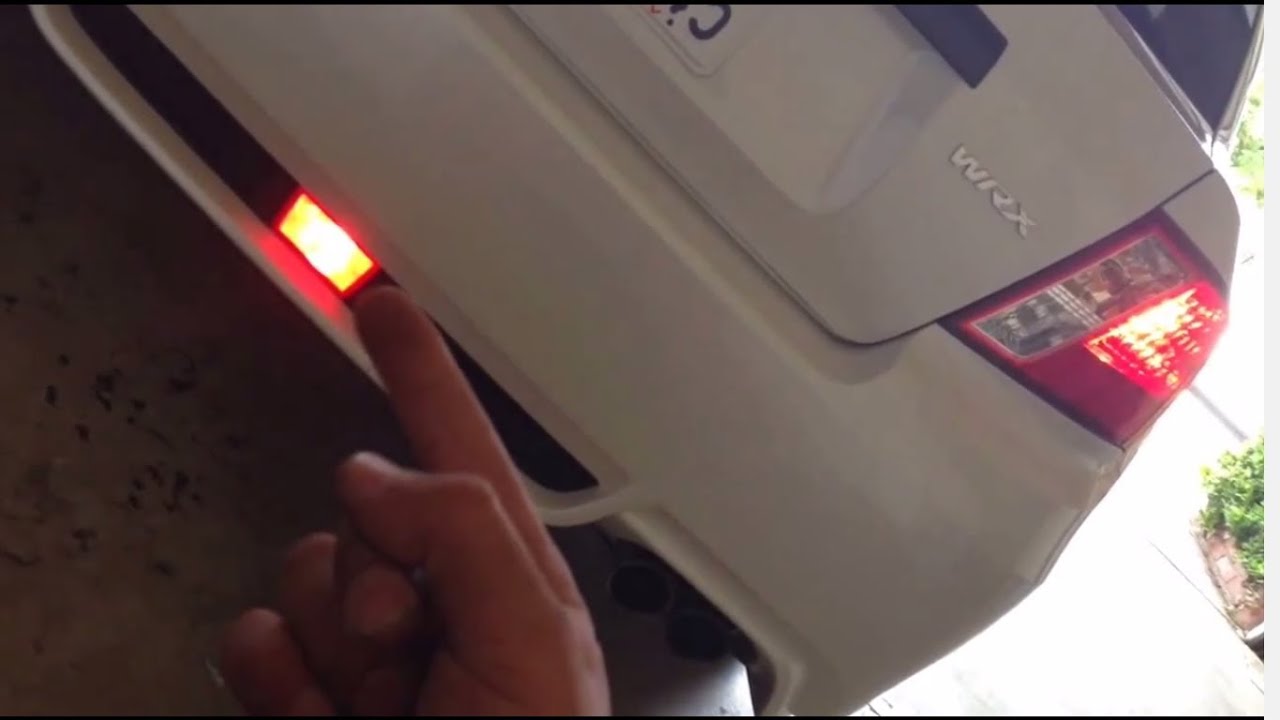 JDM Third break/fog light install on wrx/sti 2011-2014
