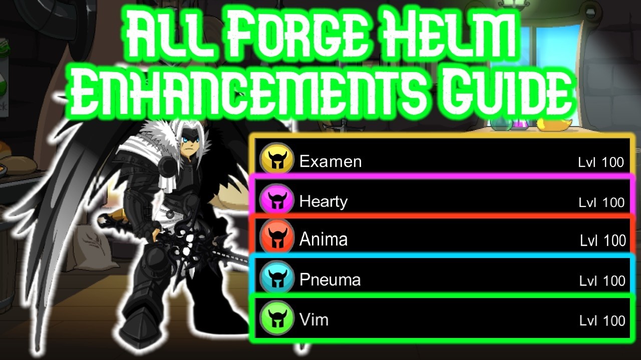 Как легко получить все улучшения шлема Forge &mdash; AQW 2026