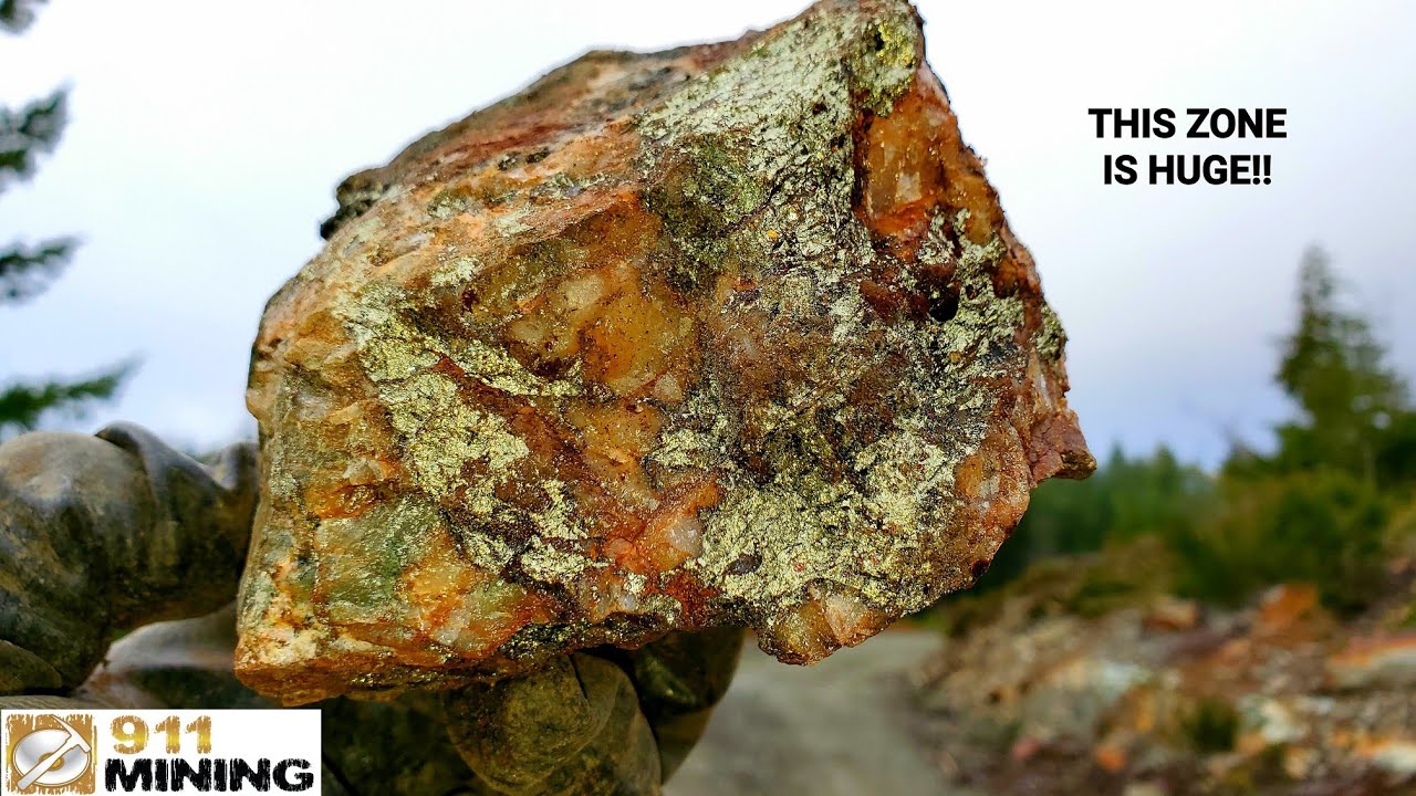 Huge 400m Wide Mineralized Zone With High Grade Gold Bearing Quartz Veins!