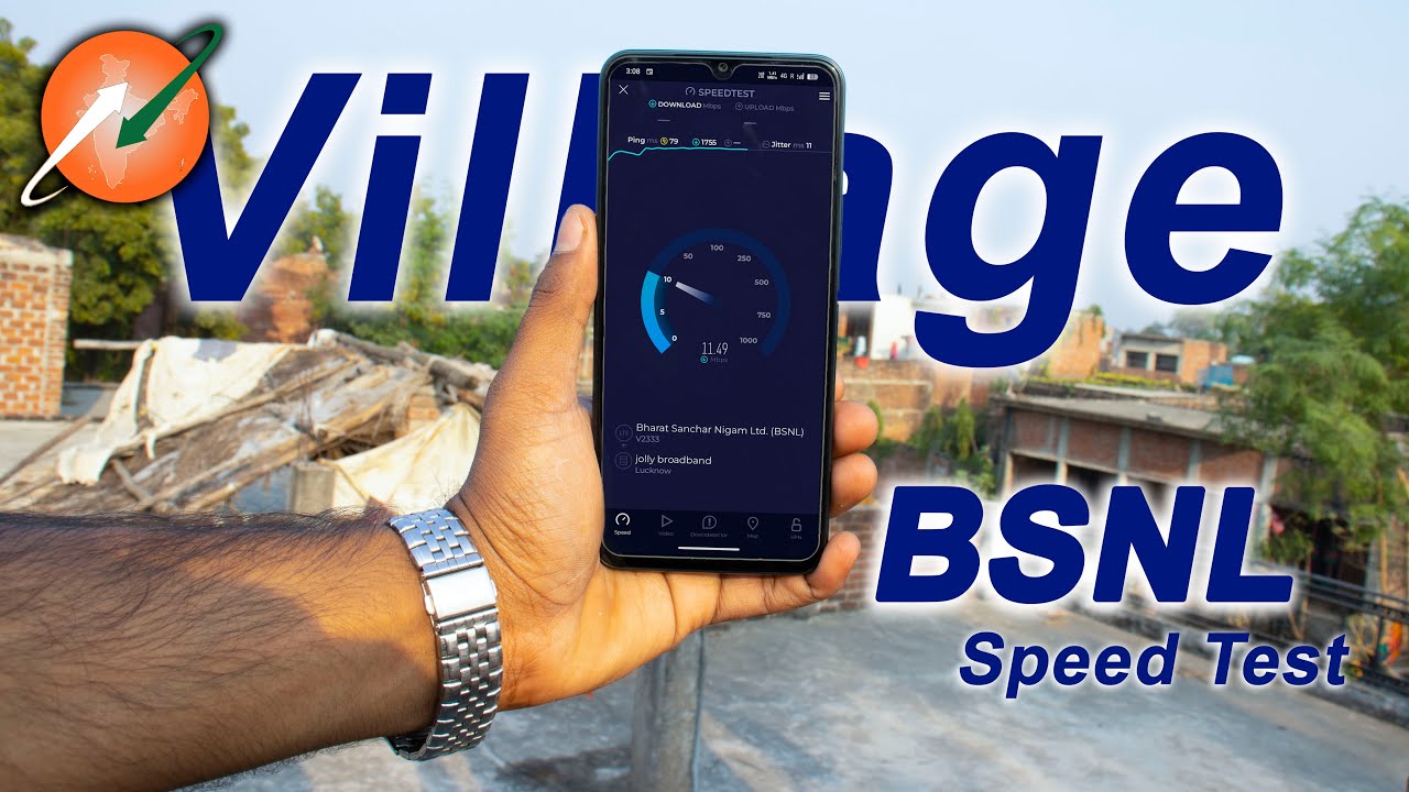 BSNL speed test in up, BSNL Speed Test, BSNL Speed Test in village