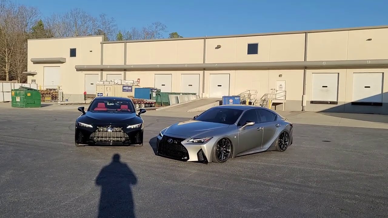 Twins! Bagged 2021 Lexus IS 350 F SPORT vs STOCK!