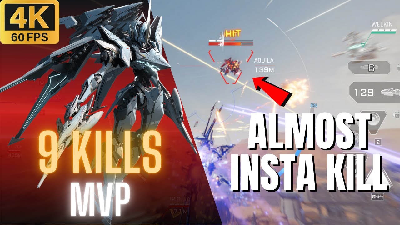Aquila Almost Insta Kill | Falcon 9 Kills MVP | Mecha Break