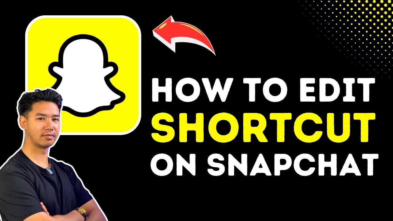 How To Edit A Shortcut On Snapchat !