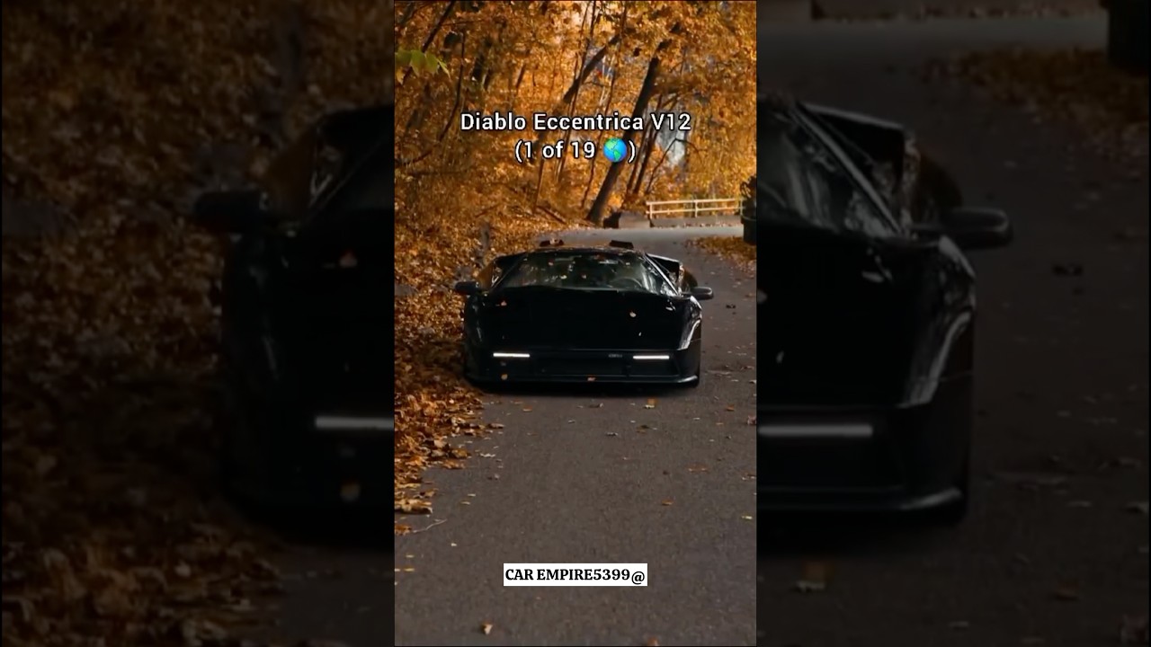 Cars🏎️That Are Rare Than You Think✨| Diablo Eccentrica v12 | #shorts#viralvideo#lamborghini#short