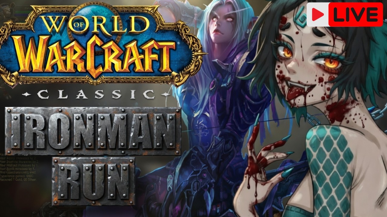 WoW Classic BUT I DO IRONMAN RUN! After 10 years back to World of Warcraft