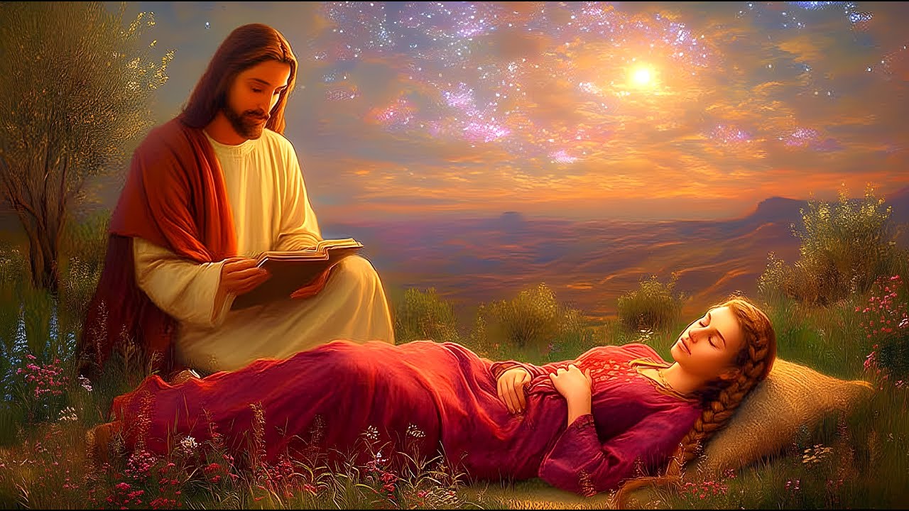 Fall Asleep Deeply and INSTANTLY... Jesus At Your Side, No Anxiety