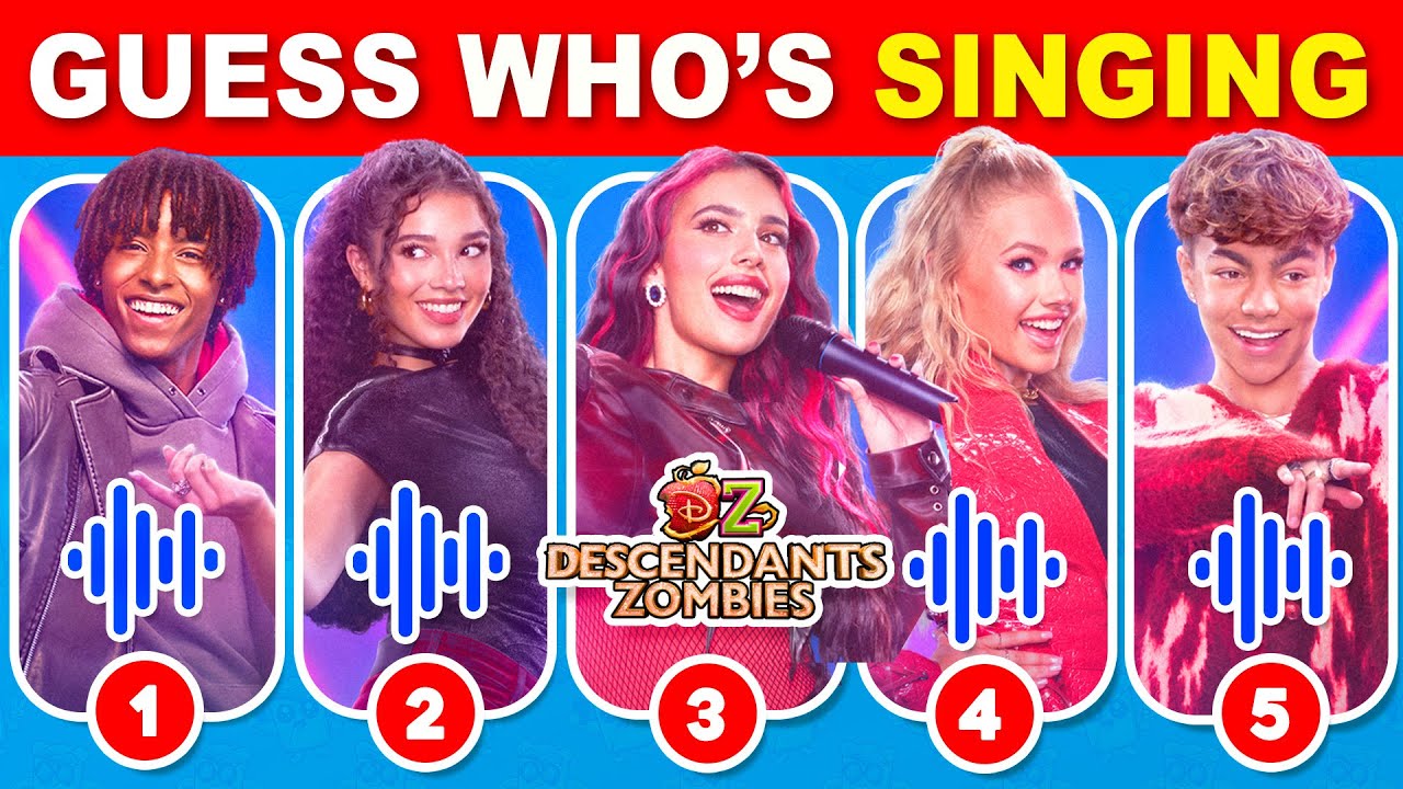 GUESS WHO'S SINGING🎶Descendants/Zombies: World’s Collide | Freya Skye