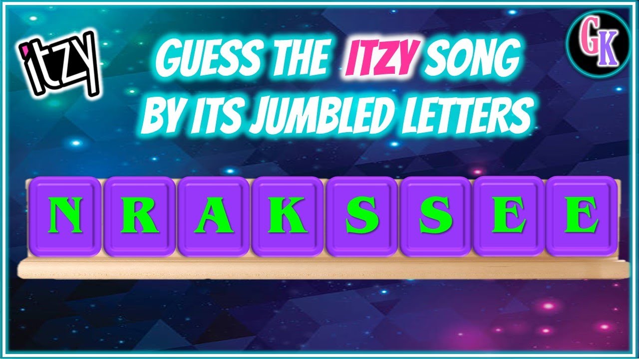 Let's play Midzy! || Guess the Itzy song by its Jumbled Letters