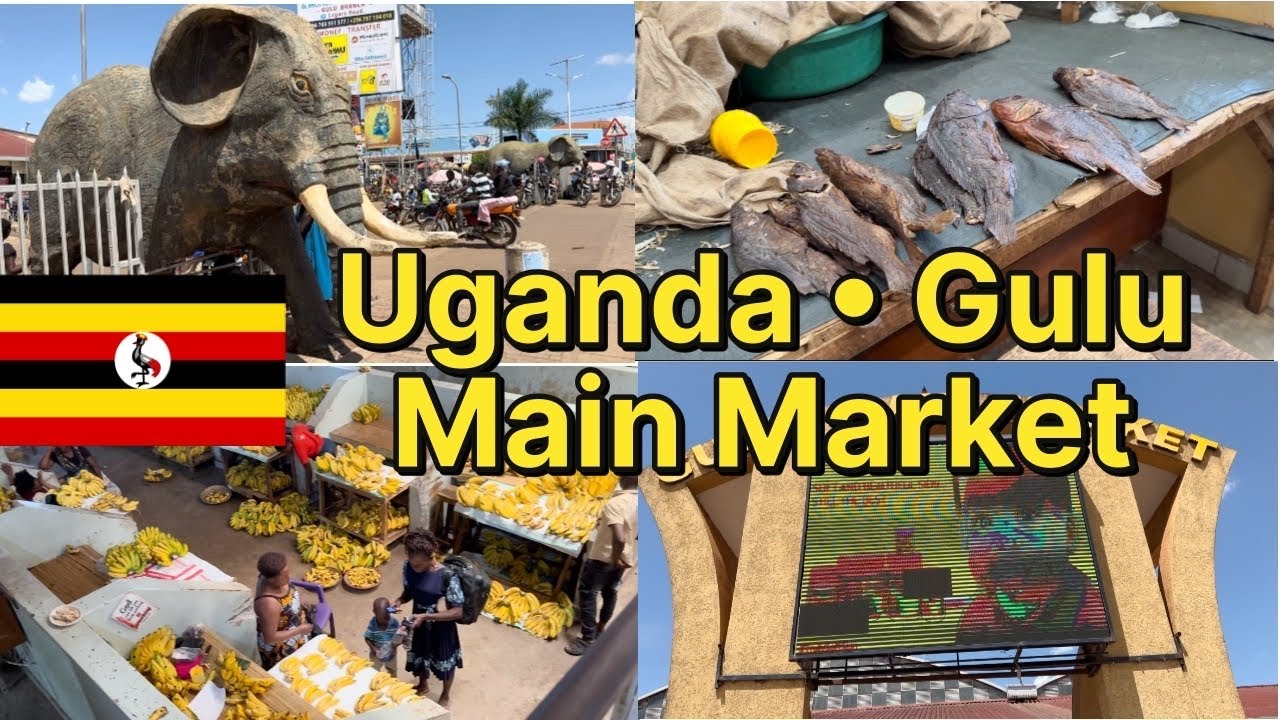 Gulu Main Market in Uganda 🇺🇬 #uganda #africanmarket #acholi #travelvlog