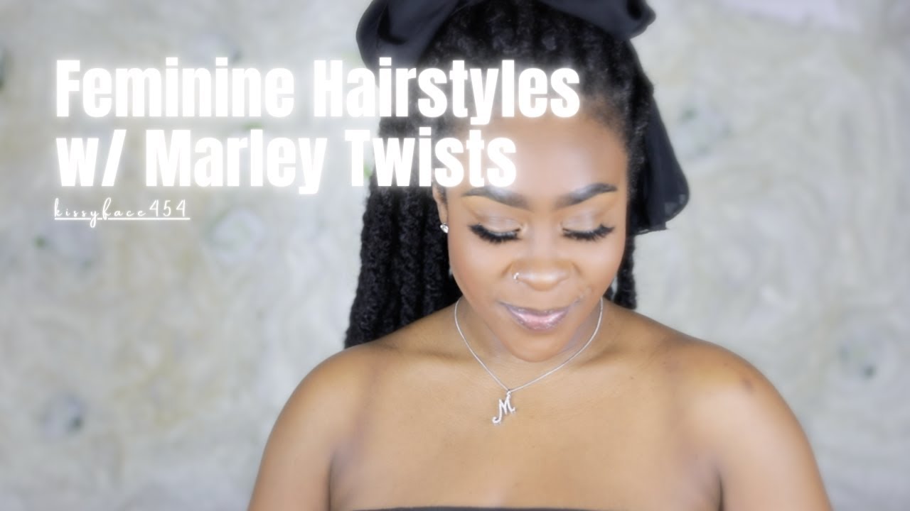 Feminine Hairstyles with Marley Twists | Kissyface454