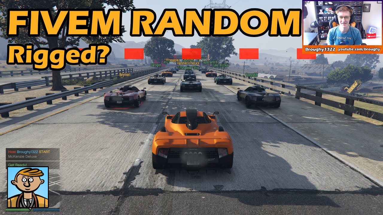 Rigged Random Racing? - GTA FiveM Random All №4
