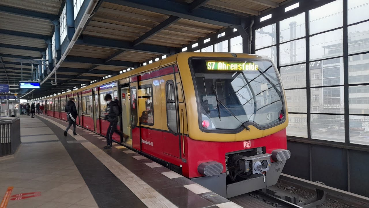 S-Bahn Berlin Mitfahrt von Friedrichstraße bis Adlershof in der BR 482 auf der S9