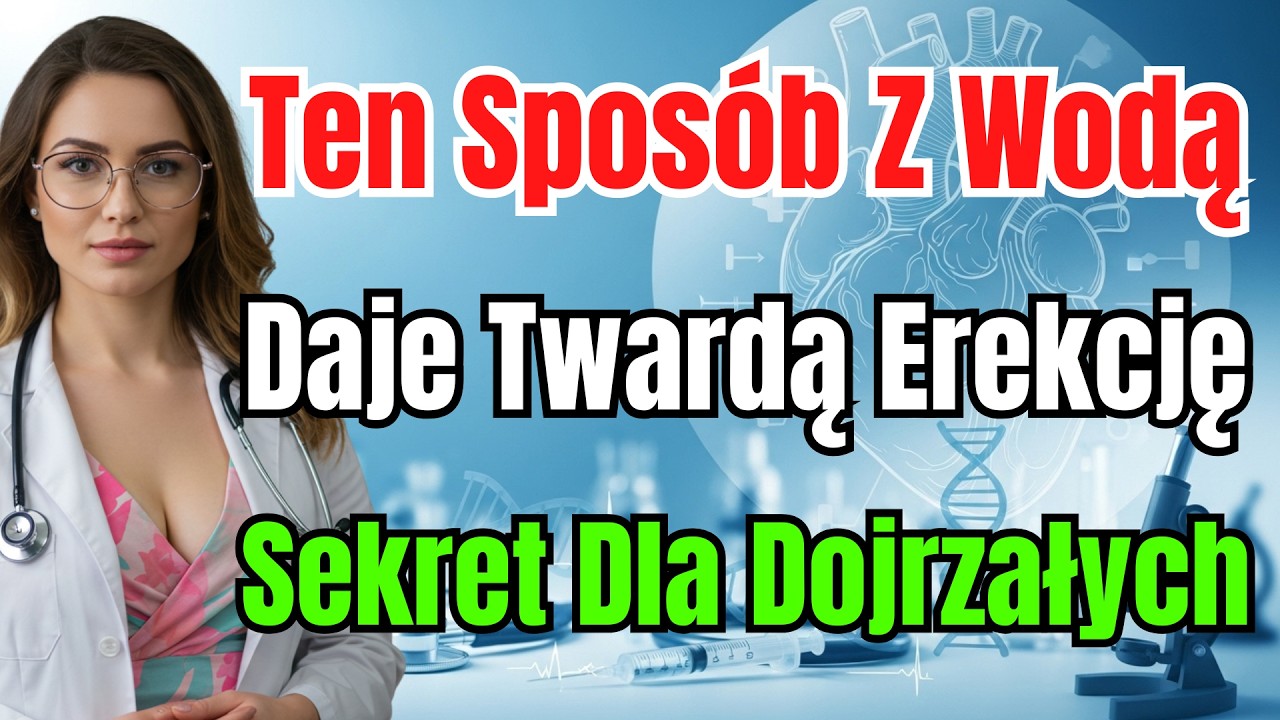 Panowie 60+: Pijcie Wodę Właśnie Tak, By Wzmocnić Erekcję. Tego Żałujecie, Że Nie Wiedzieliście.