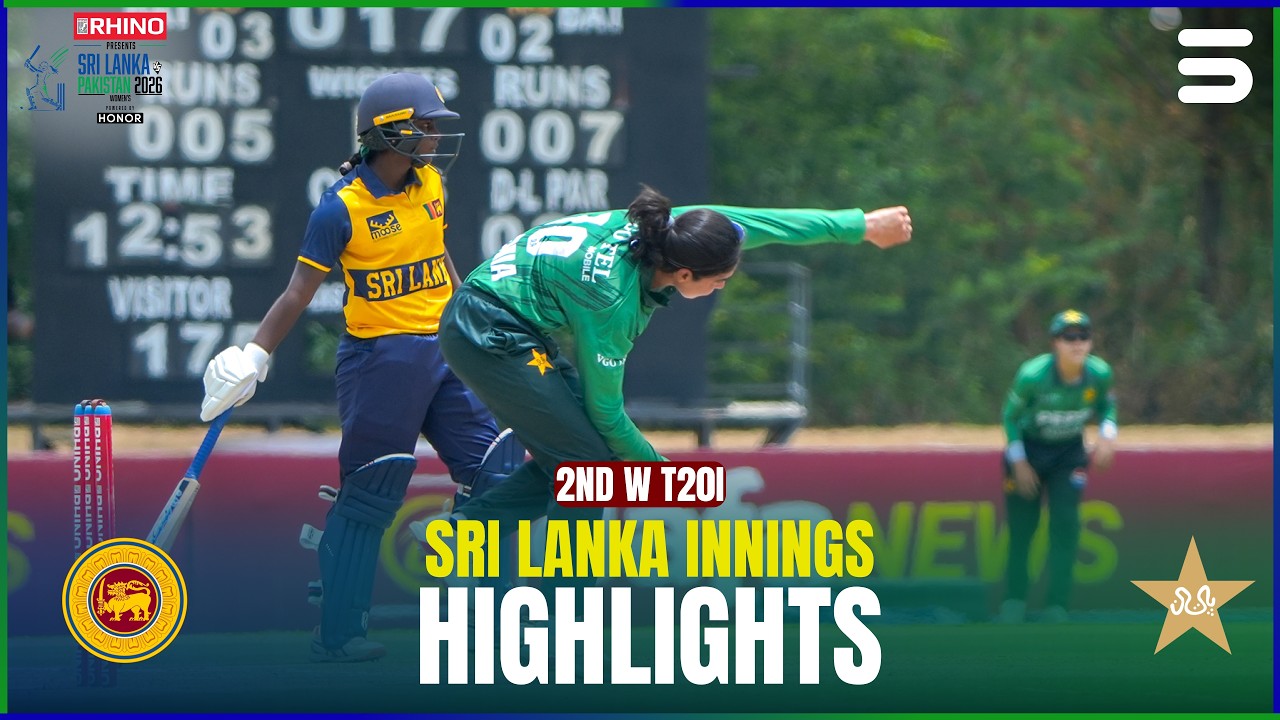 Sri Lanka W Innings Highlights | Sri Lanka Women vs Pakistan Women | Match 02 | T20I Series | M9l1T