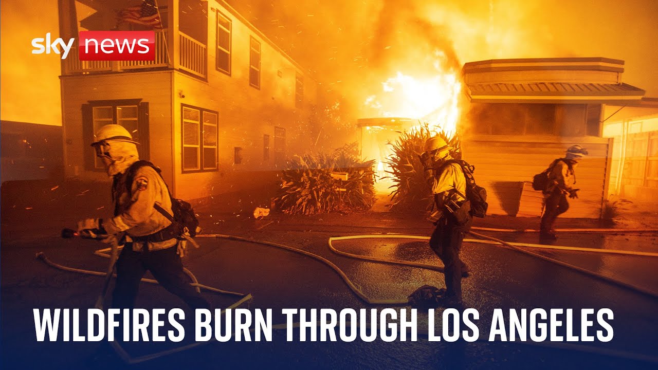 Number of dead expected to rise in Los Angeles wildfires - as blazes 'growing'