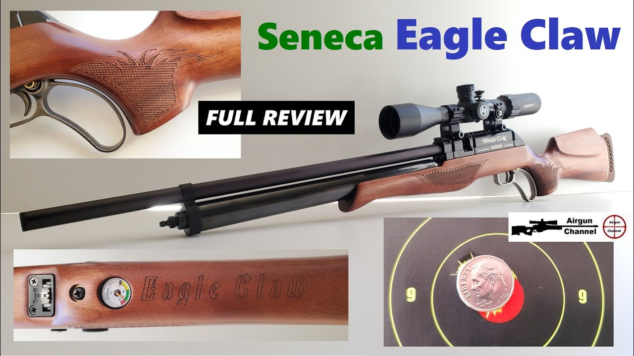Seneca EAGLE CLAW Hunting PCP Rifle w/ Western Style Cowboy Lever Action (Full Review) .22 & .25 cal