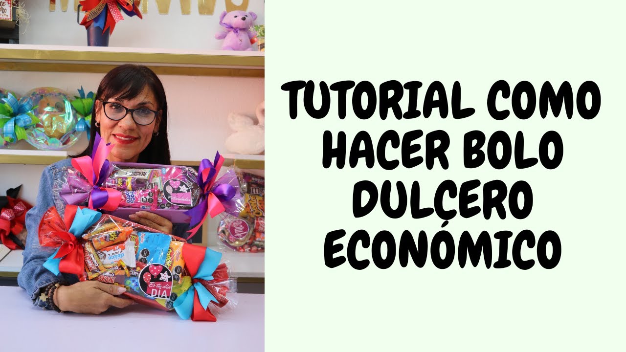Tutorial como hacer BOLO DULCERO ECONÓMICO / Manualidades de Vero