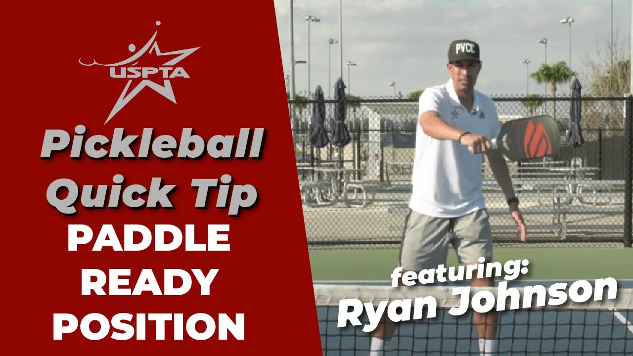 USPTA Quick Tip -- Paddle Ready Position