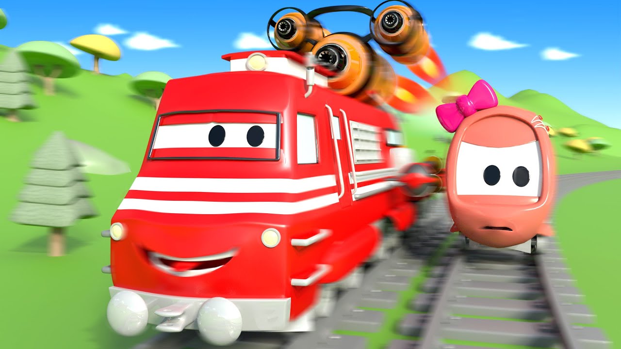 Troy o Trem - Troy salva a Tina e o Taylor! - Cidade do Trem | Desenhos animados para Crian&ccedil;as  🚄