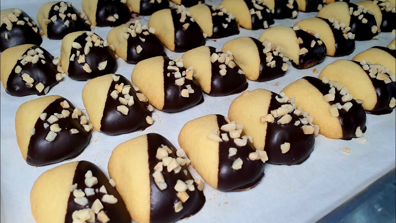 Resepi Biskut Mentega Badam Rangup & Wangi | Easy Almond London Butter Cookies!