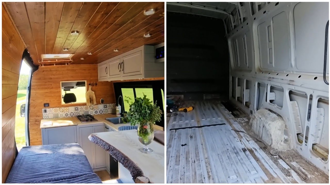 Dom na kołach z samochodu budowlanego!!! Spełniłem swoje MARZENIE! / Kamper / MERCEDES SPRINTER