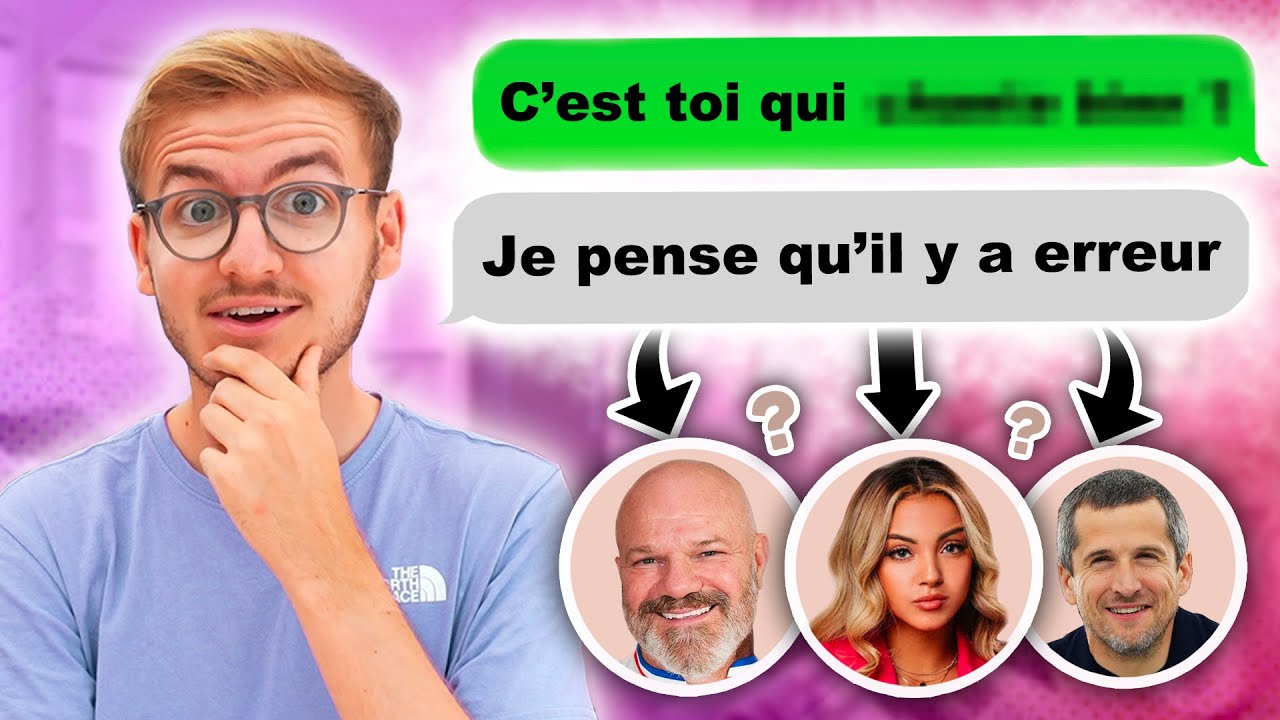 24h pour deviner à quelles stars je parle (on m'a effacé tous mes contacts)