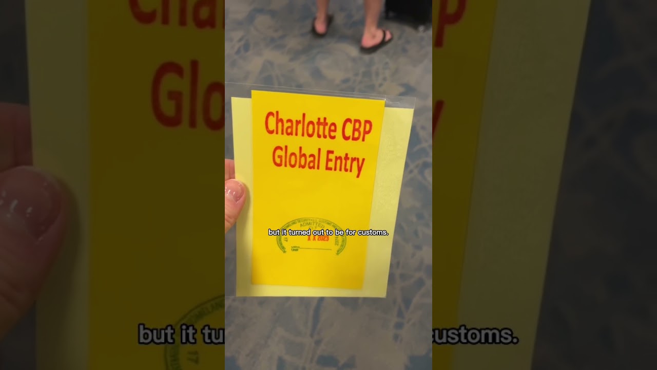 First time using Global Entry at the US border! 🇺🇸 