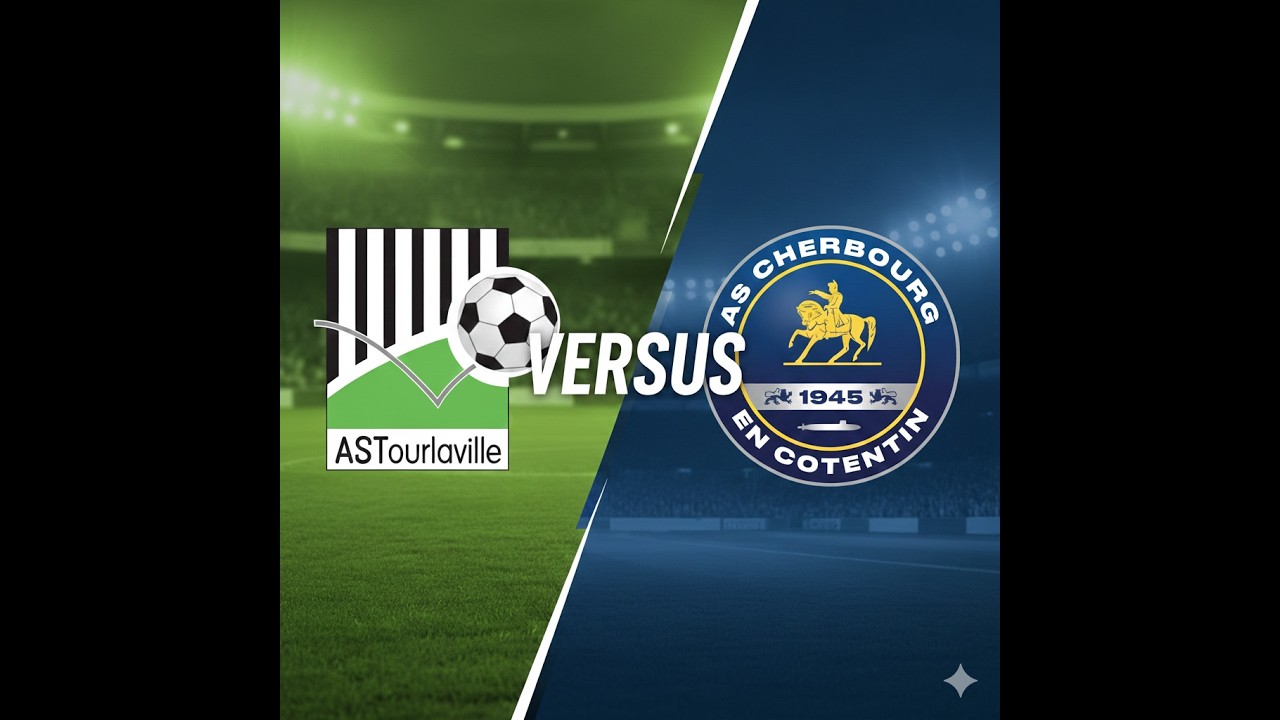 Résumé des buts de l'AS Cherbourg (u16 R1) vs AS Tourlaville ( u18 R2)