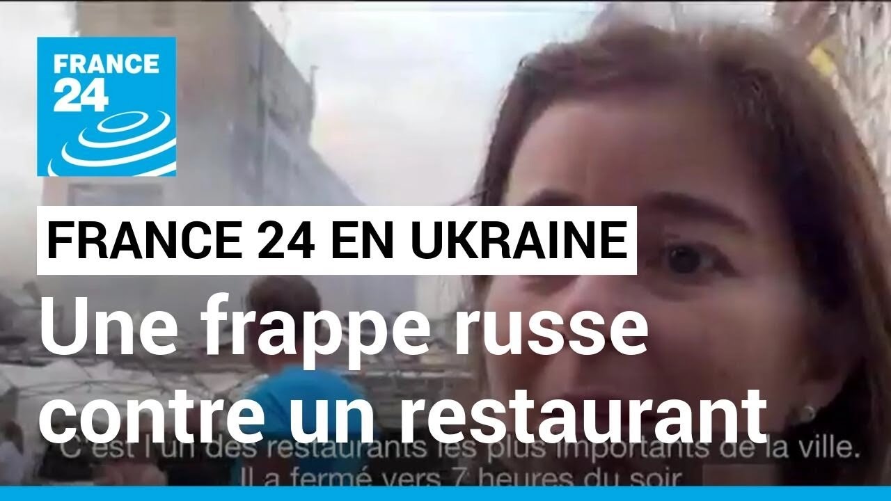 Frappe contre un restaurant à Kramatorsk : le témoignage de Catalina Gomez, journaliste France 24