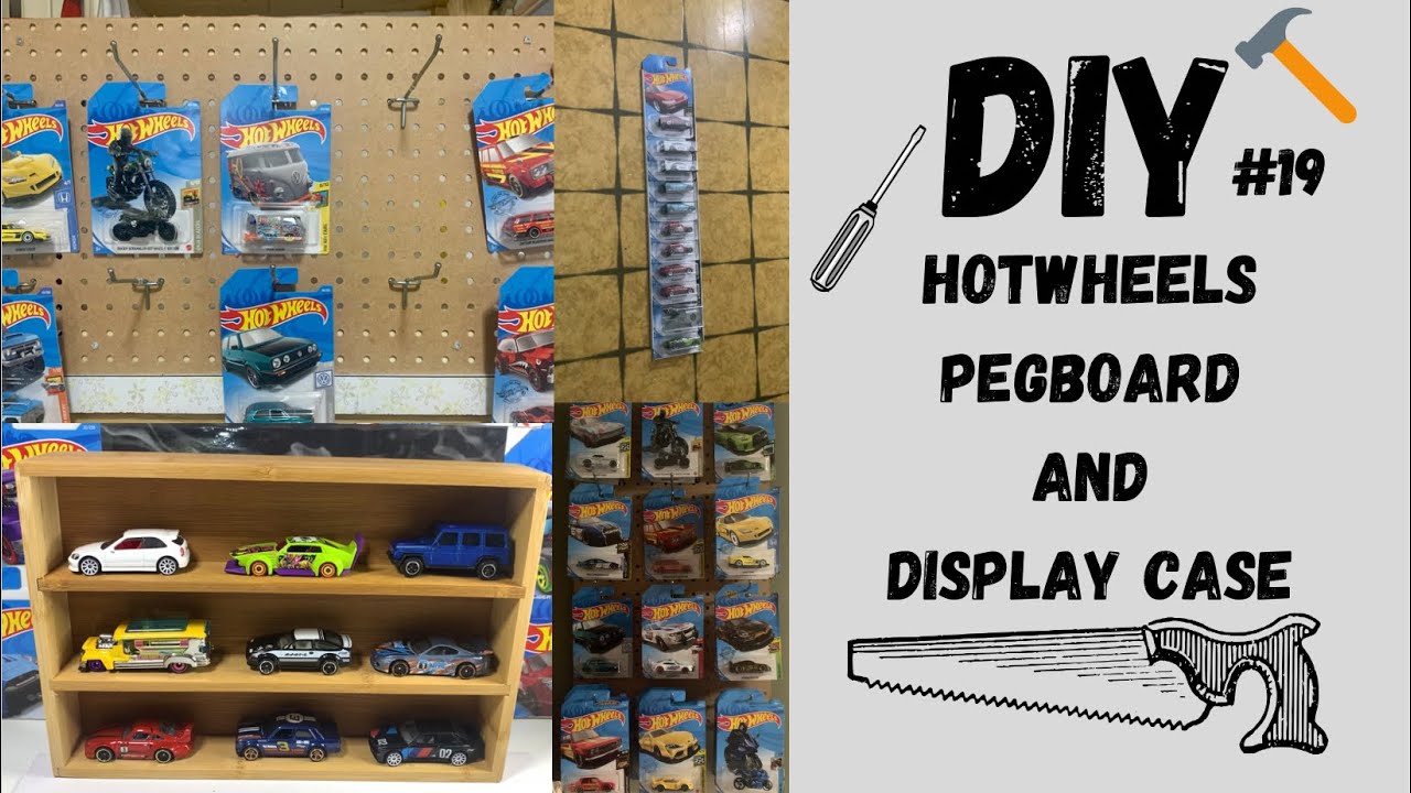 ECDC #19 | DIY PEGBOARD | DIY DISPLAY CASE | HOTWHEELS |