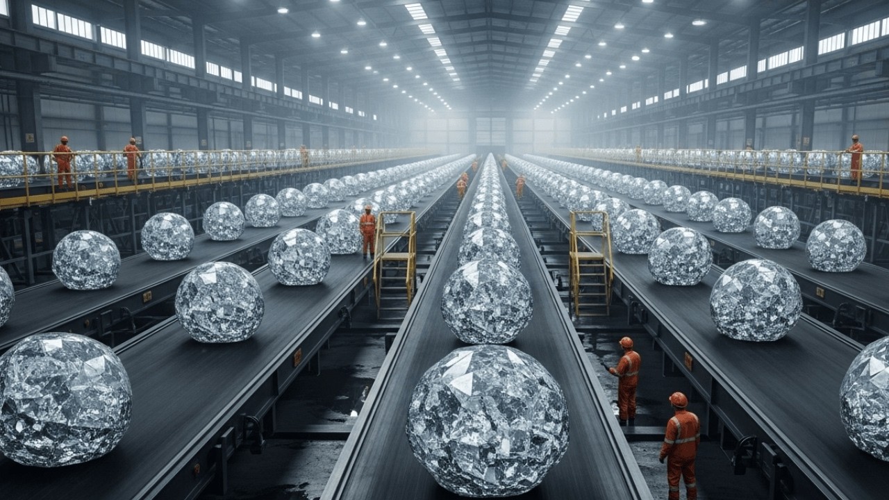 Inside The $1,000,000,000 Factory: World's LARGEST Lab-Grown Diamond Production Revealed!