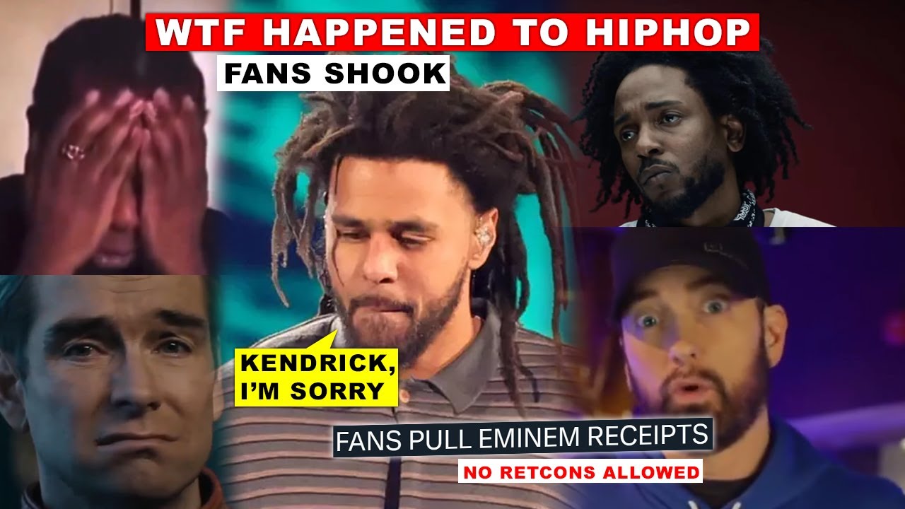 Hip hop Fans SHOOK as J Cole Apologizes for DISSING Kendrick Lamar, Eminem Receipts Halt Retcon