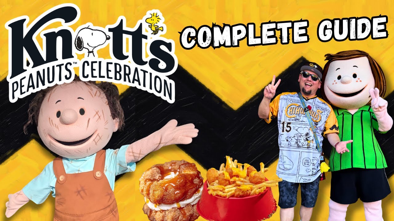 PEANUTS Celebration 2026 at Knott's Berry Farm -COMPLETE GUIDE to NEW Shows, Food & Snoopy Fun!
