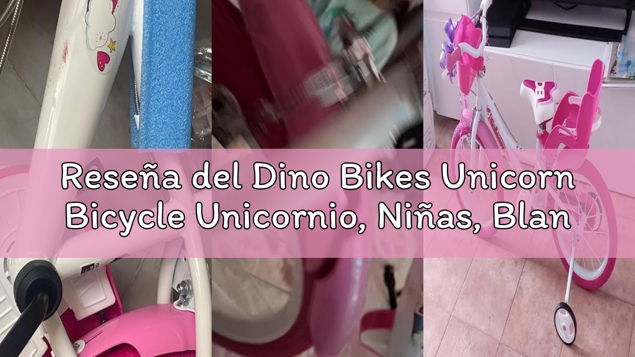 Reseña del Dino Bikes Unicorn Bicycle Unicornio, Niñas, Blanco y Rosa, 16 Pulgadas